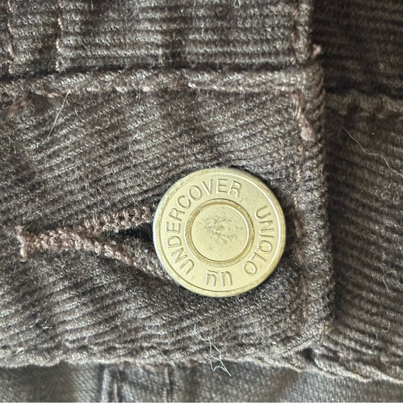 Uniqlo Undercover Black Corduroy Pants with Zip Legs Size 28 - Picture 8 of 14